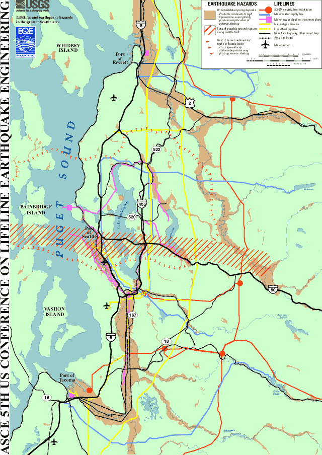 Lifelines and earthquake hazards in the greater Seattle area