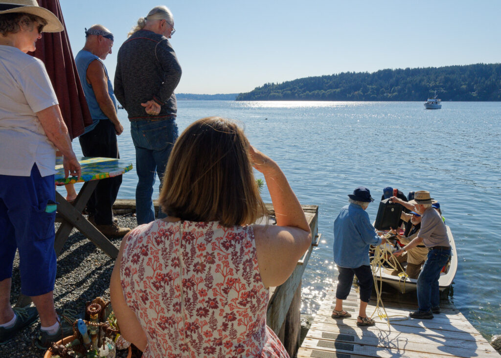 Vashon Marine Emergency Response Team water exercise. Photo by Rick Wallace